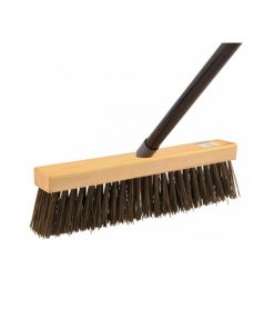 Vassoura Gari Nylon Base Madeira - 40 ou 60cm