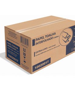 Papel Toalha Interfolha 22,5x20,5 100% Celulose Light Indaial 5000 folhas