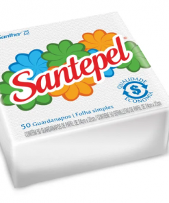 Guardanapo Santepel Folha Simples - Embalagem com 50 unidades