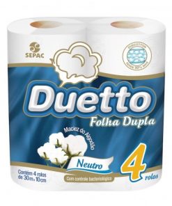 Papel Higiênico Folha Dupla Duetto 30 metros