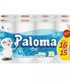 Papel Higiênico Folha Simples Paloma 30 metros