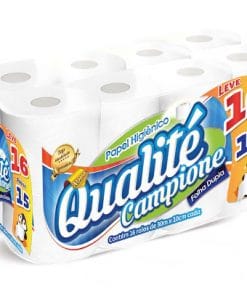 Papel Higiênico Folha Dupla Qualité Campione 30 metros